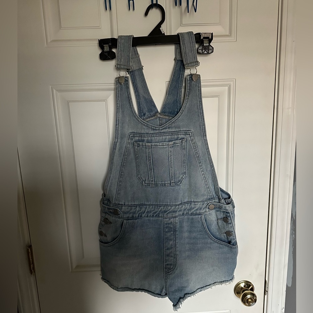 Jean Short Overalls